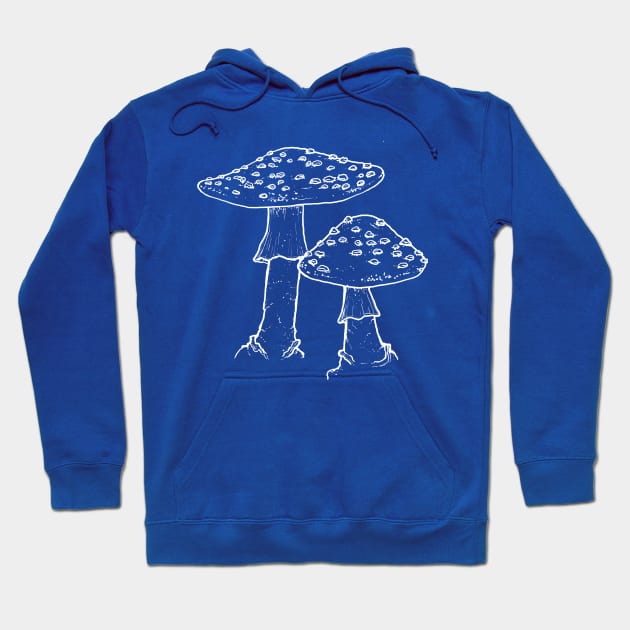 Amanita Muscaria Mushrooms Hoodie by mycologist